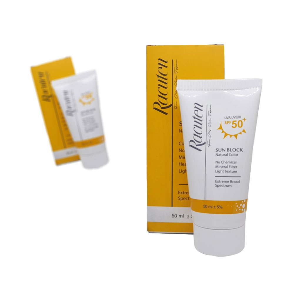 کرم ضدآفتابSpf50 پوست چرب(رنگی) راکوتن