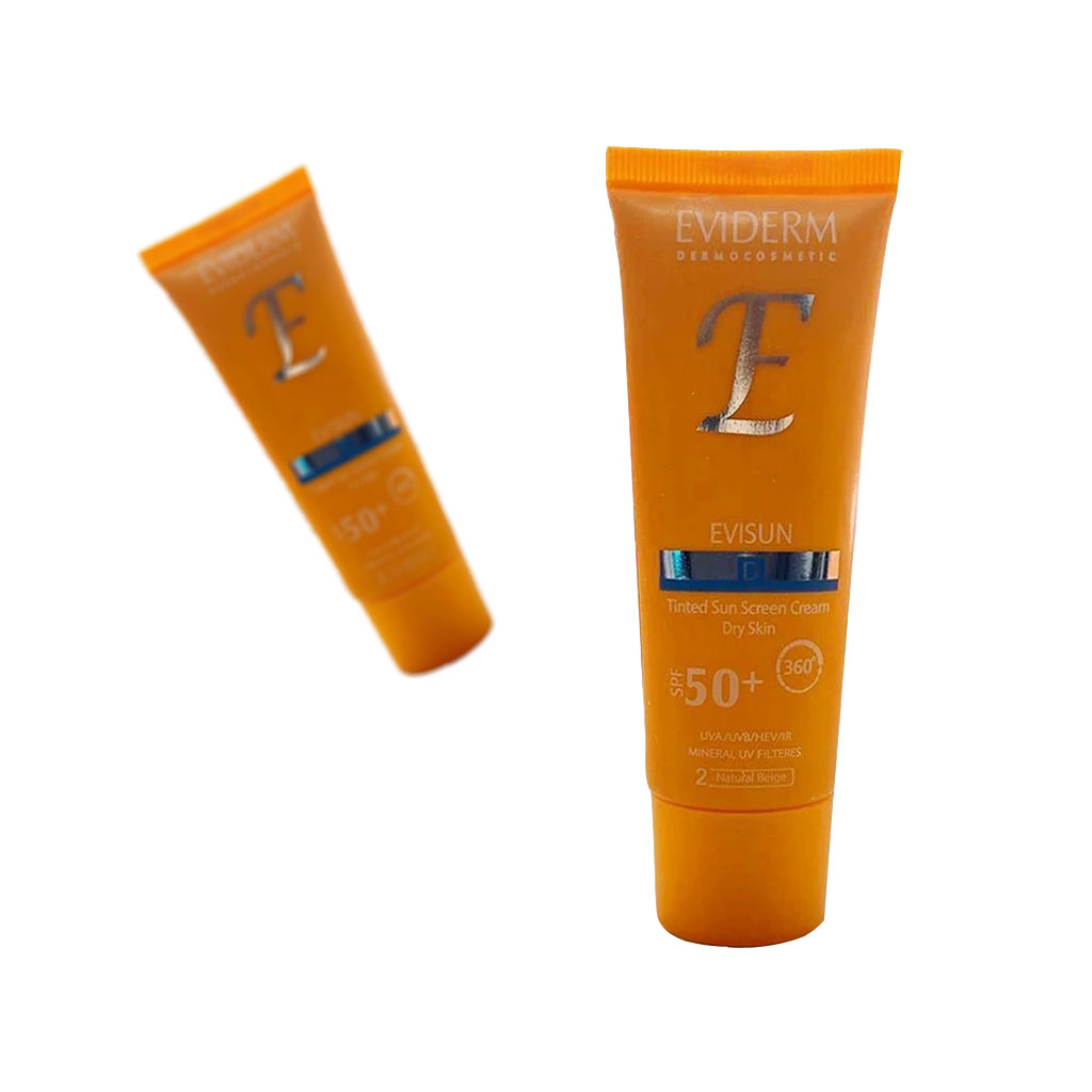 کرم ضدآفتاب رنگی پوست خشک spf50 اویدرم